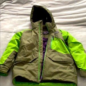 Patagonia Boys Waterproof Size 10 Jacket